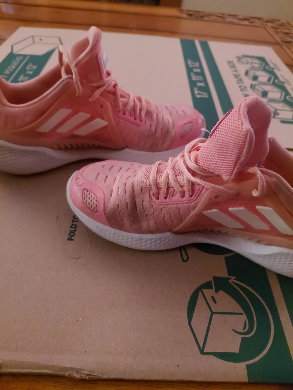 Women’s Pink Athletic Sneakers - Breathable Lace-Up Running Shoes